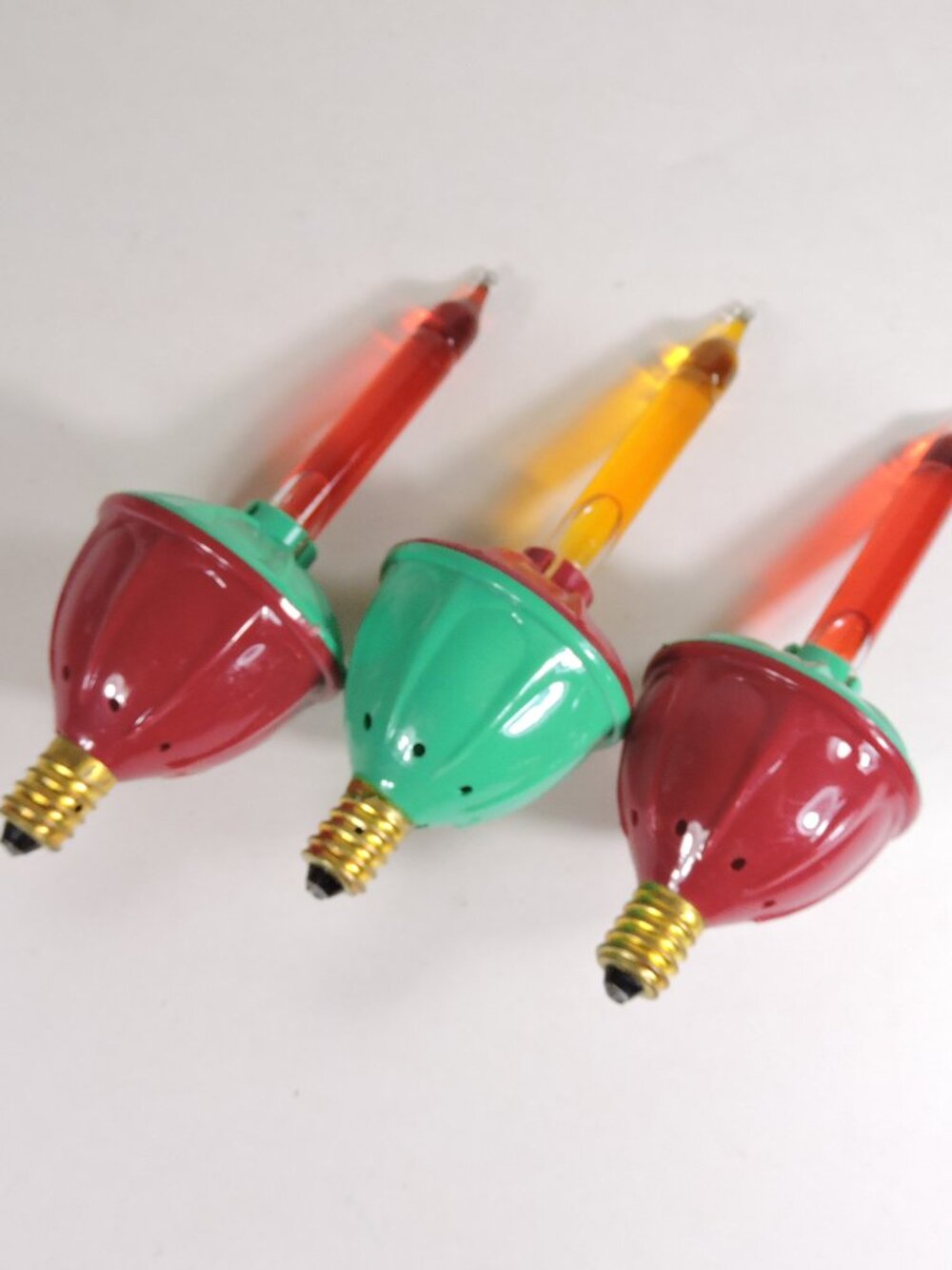3 Vintage Noma Christmas Replacement Animated lights C7 120 volt